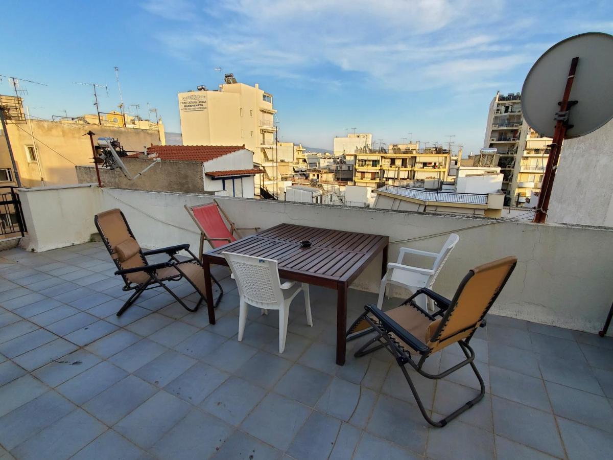 Terrace Roof Room @ Koridallos Metro St. & Piraeus Port المظهر الخارجي الصورة