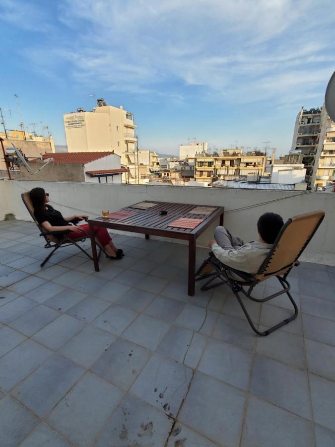 Terrace Roof Room @ Koridallos Metro St. & Piraeus Port المظهر الخارجي الصورة